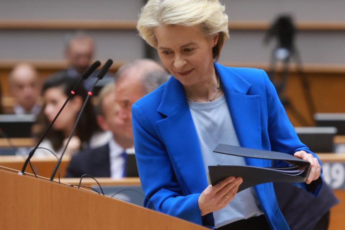 Урсула фон дер Лайен избра да не присъства на обсъждането на вота за недоверие срещу нея